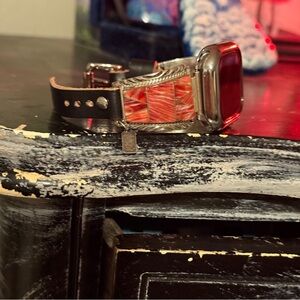 APPLE WATCHBAND/Native American SS/Spiny Oyster